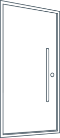 door configuration single